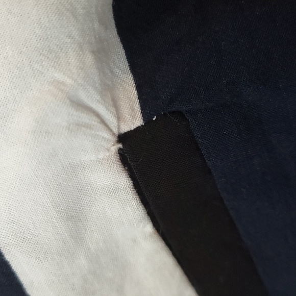 French Connection Striped Navy Blue and White Romper - Picture 7 of 8